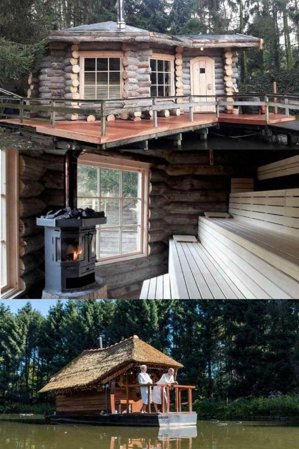 Charmant Chalet Op Een Bospark Op De Veluwe Villa Putten Ngoại thất bức ảnh